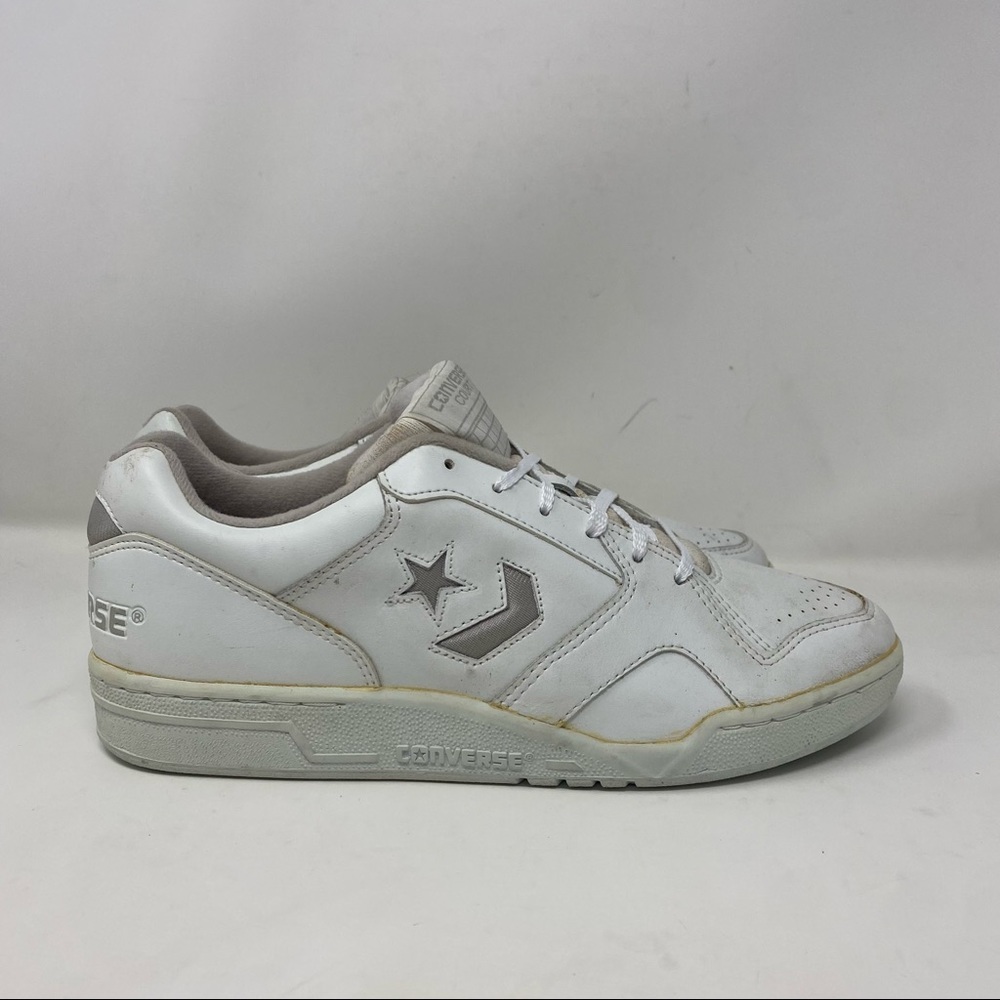 Vintage Converse Star Chevron Leather Court Sneakers White Men’s 10